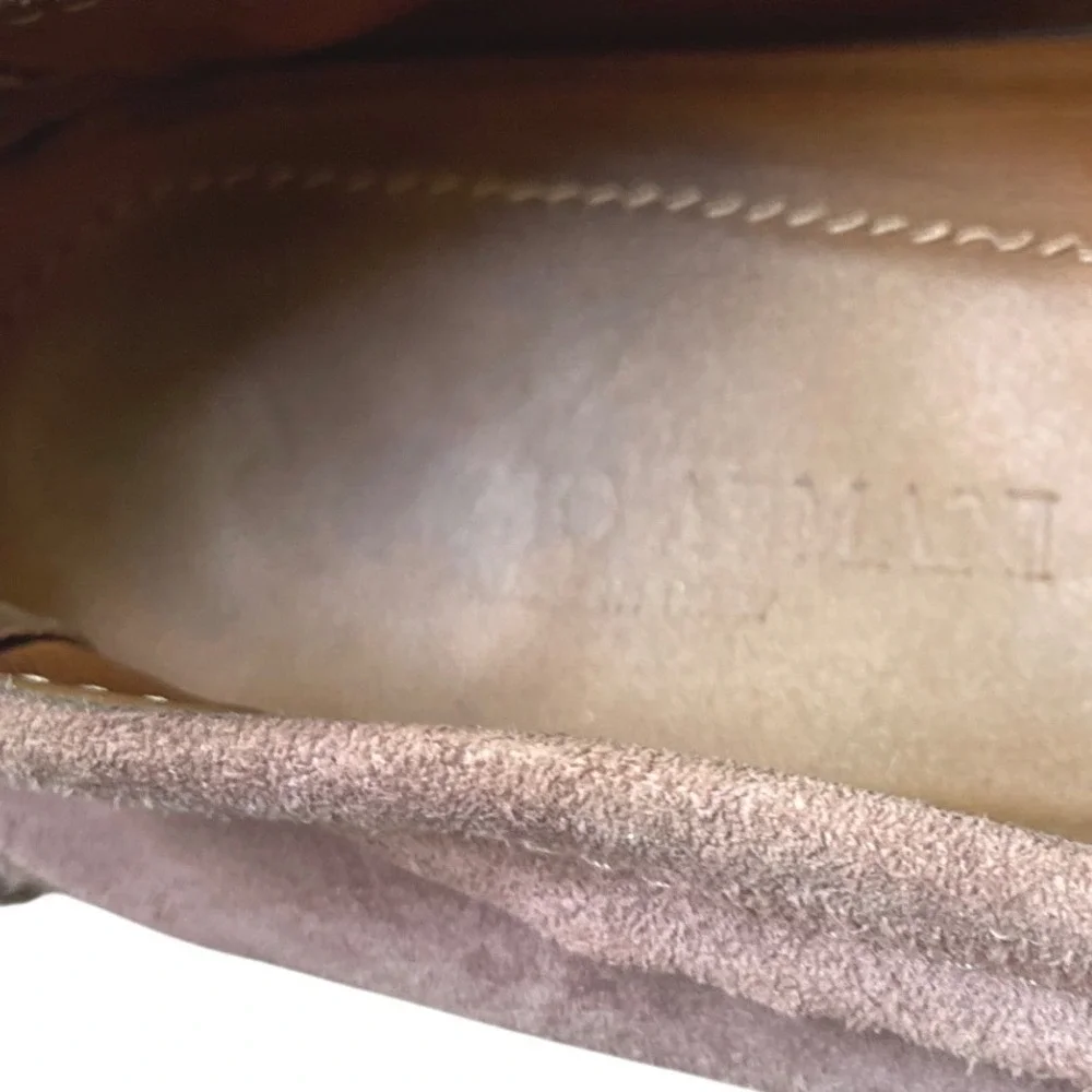 Giorgio Armani Pink Suede Driving Loafers Men's‎ 8
